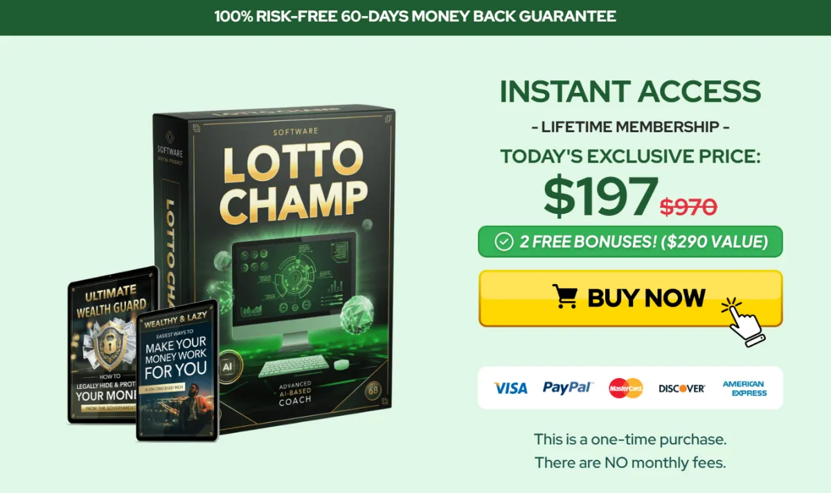 lottochamp - lotto champ price